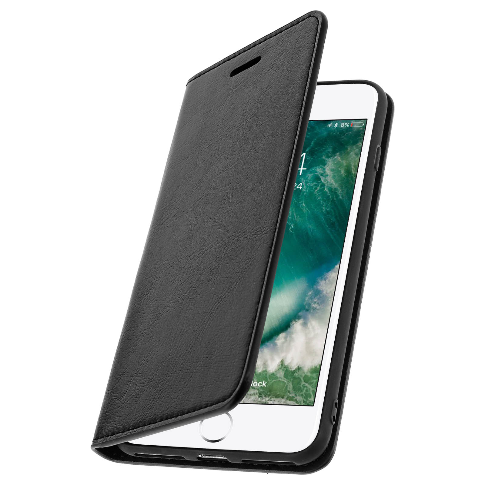 Housse Clapet Cuir iPhone 7+ / iPhone 8+