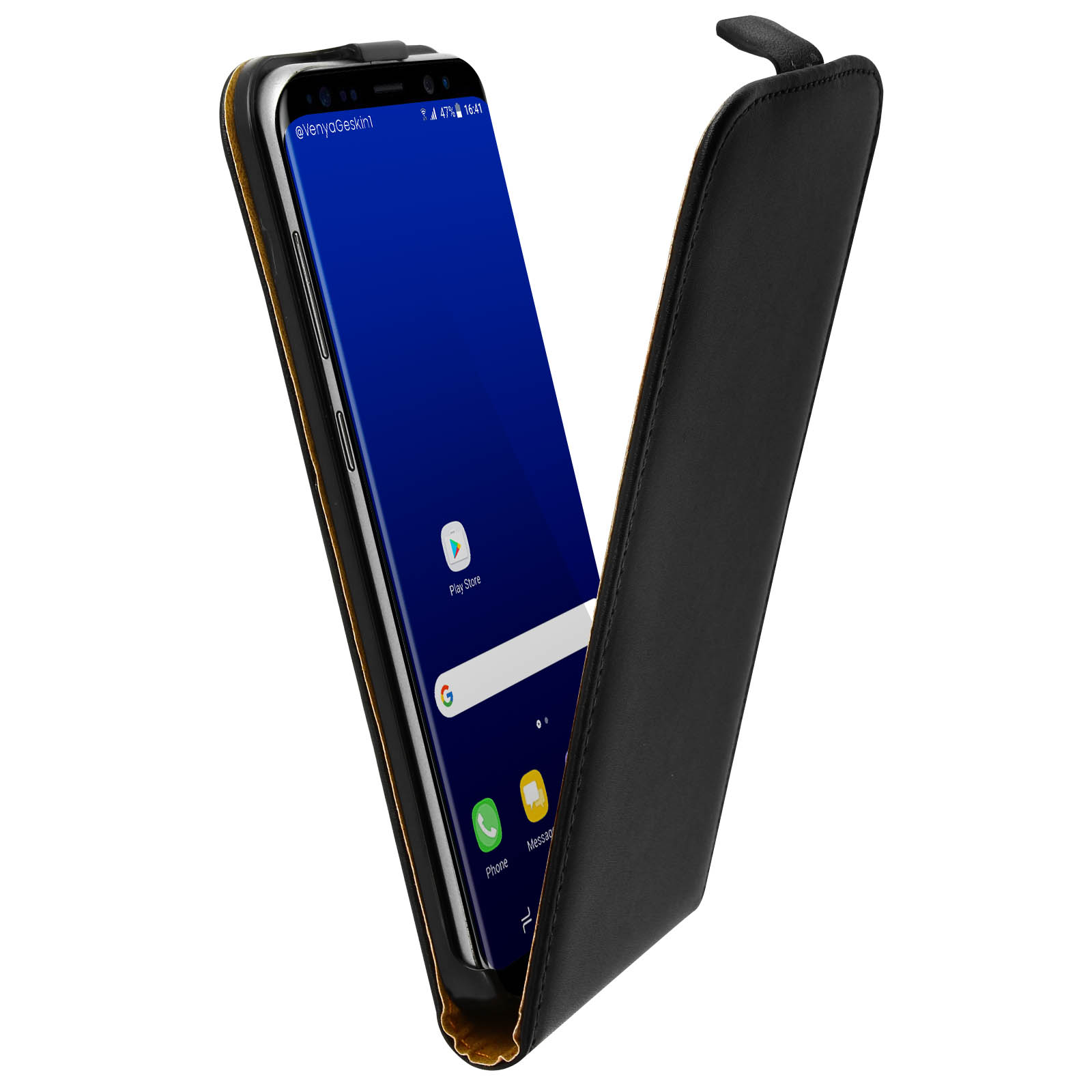Étui Clapet vertical cuir Galaxy S8 Plus
